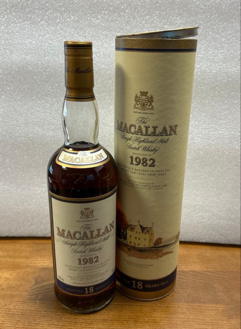 J*1様 MACALLAN 18年1982年製