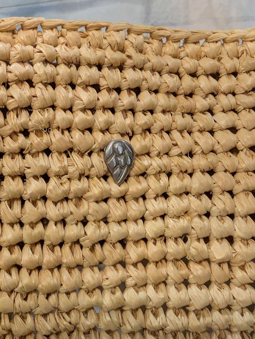 ✨美品✨　かごバッグ　ヘレンカミンスキー　大容量　ラフィア　レザー