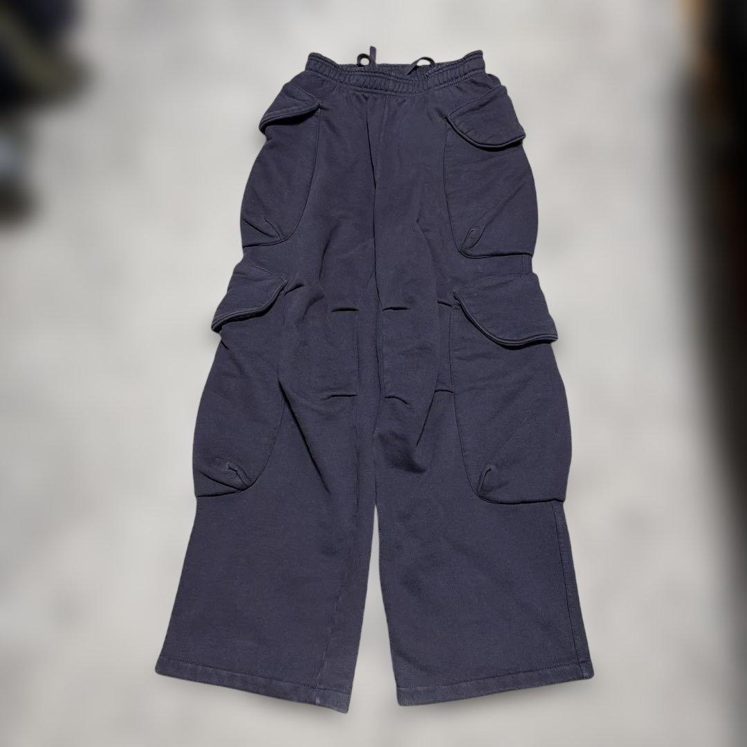 entire studios スウェットカーゴパンツ　ink