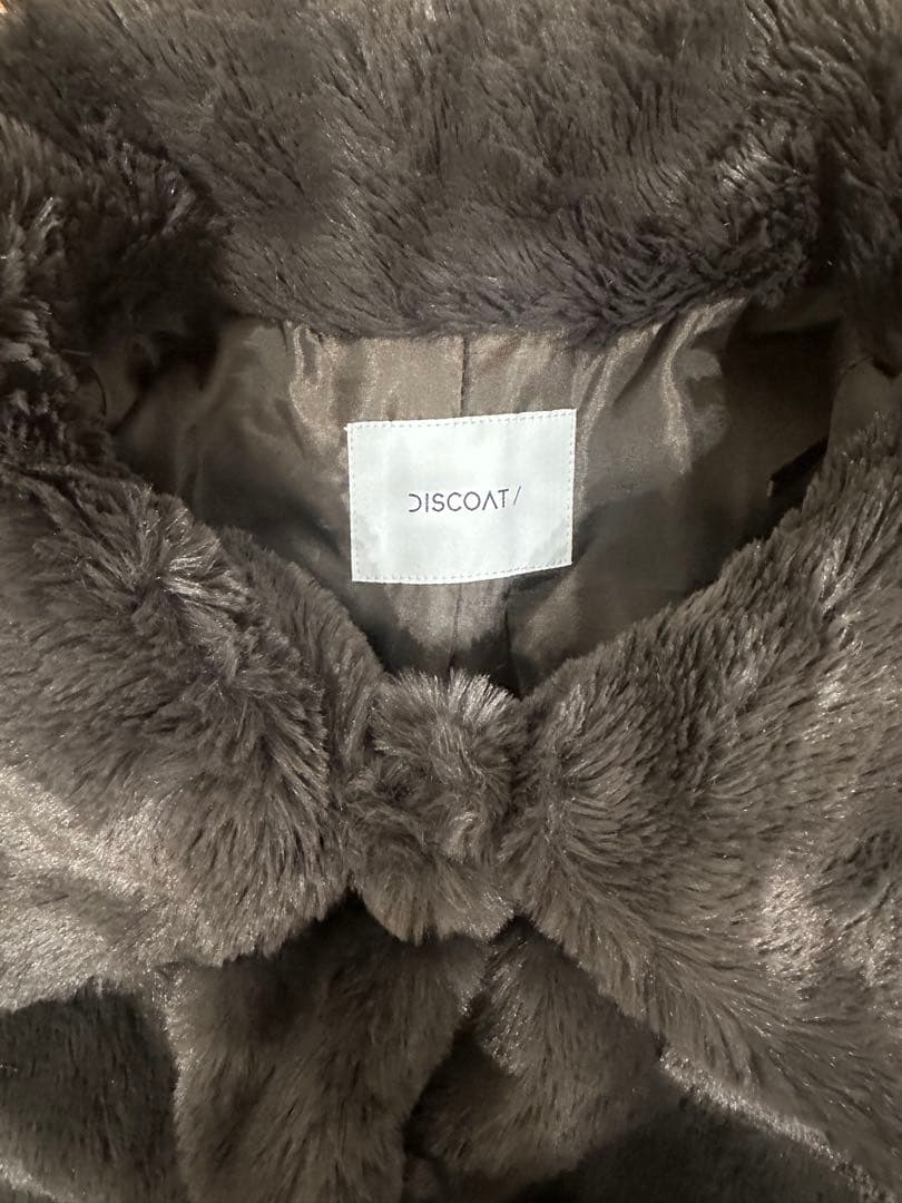 ブラウン ファーコート Mサイズ