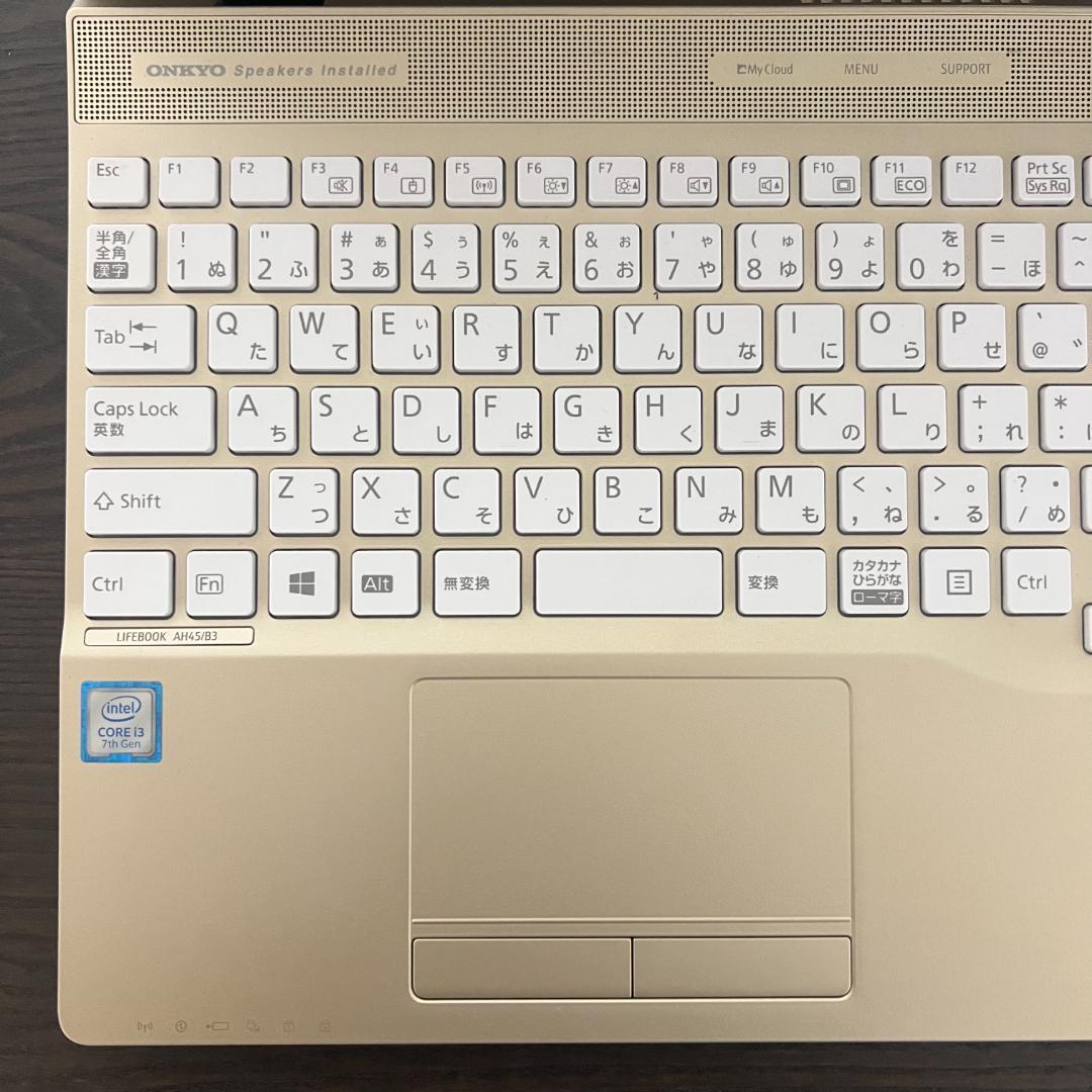 綺麗なゴールド✨富士通 LIFEBOOK☆SSD256GB☆メモリ8GB☆i3