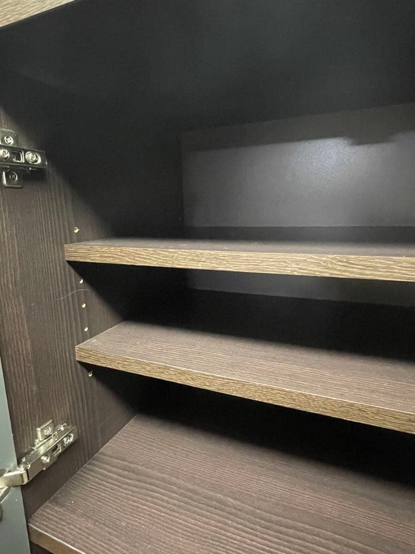 食器棚 カップボード　高橋木工所　ステンレス調