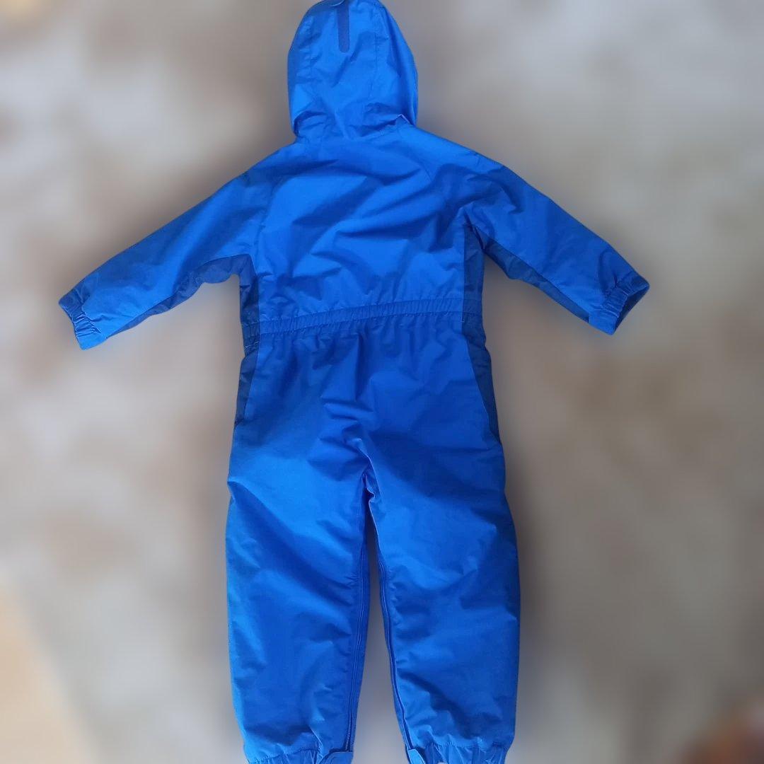 mont-bell 子ども用スキーウェア 青/オレンジ