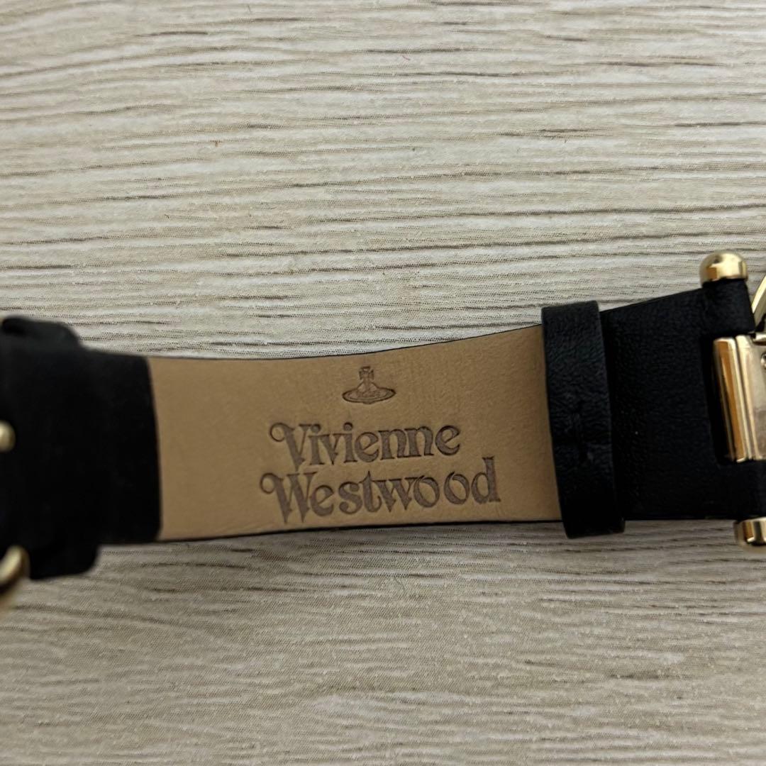 VivienneWestwood レディース腕時計 ゴールド/ブラックレザー
