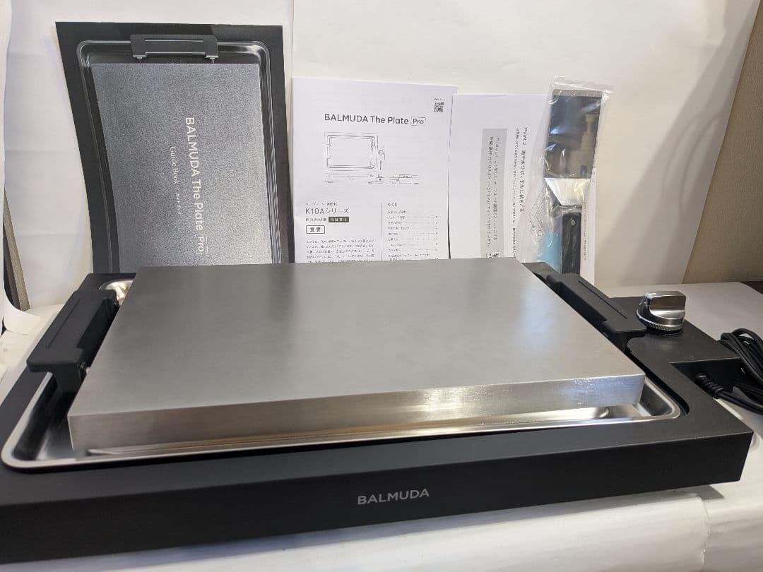 美品　ホットプレート BALMUDA The Plate Pro K10A-BK
