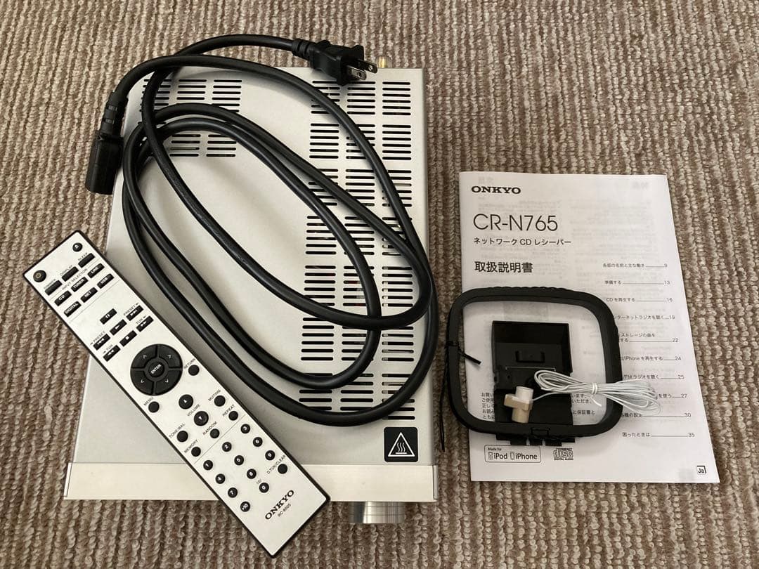 ONKYO ネットワークCDレシーバー CR-N765　動作品