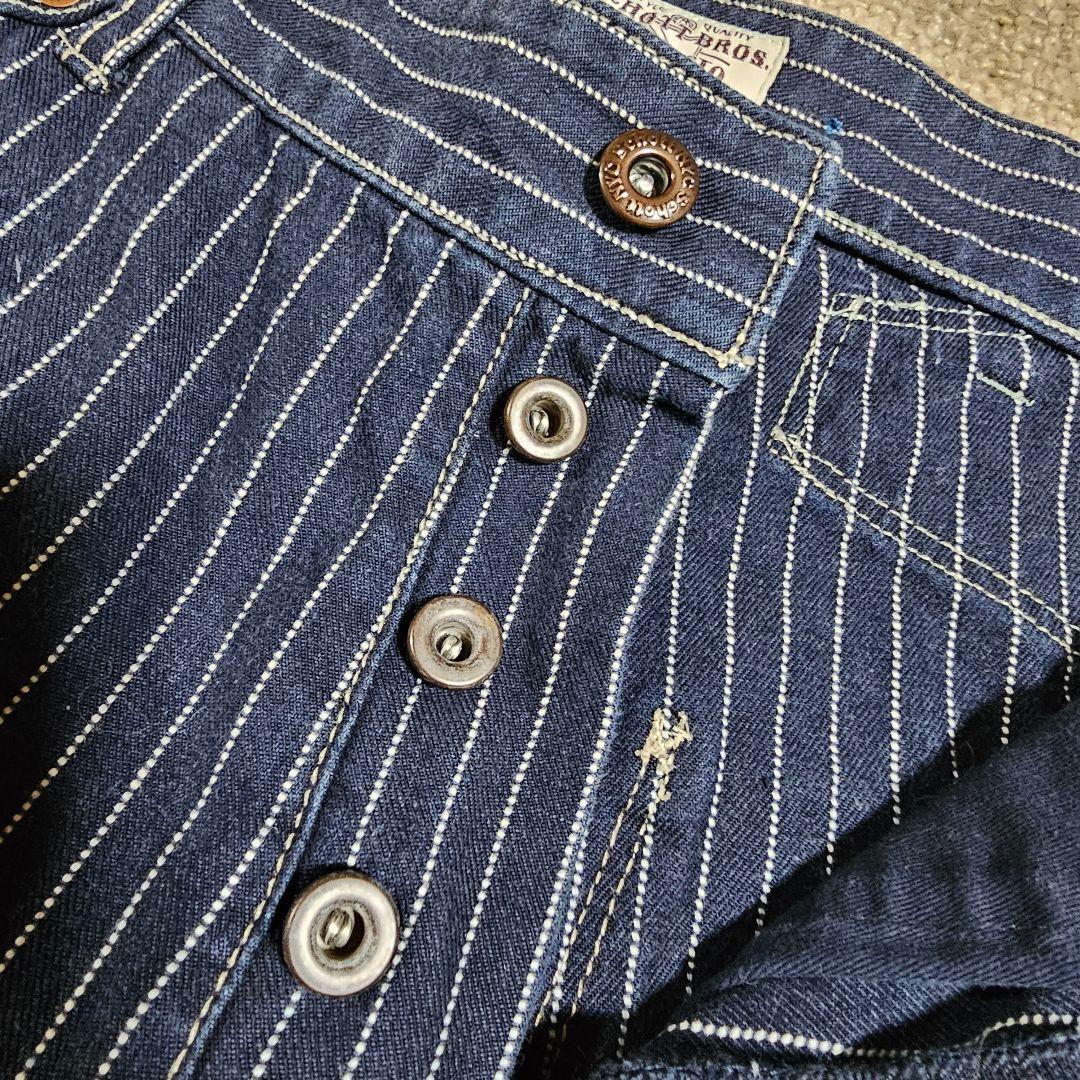 Schott ショット オールドヒッコリー デニムパンツ インディゴ 34インチ