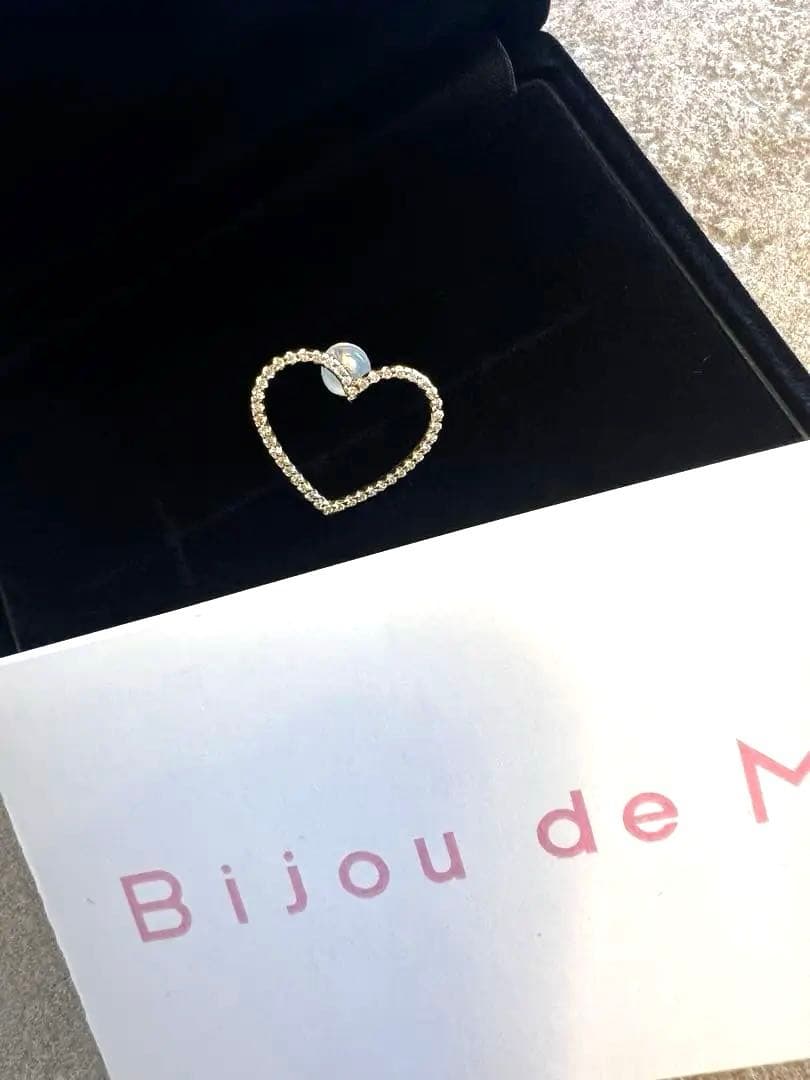 Bijou de Mオープンハートピアス S ゴールド