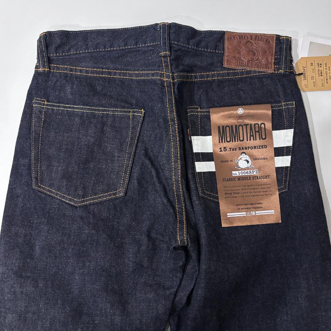 【新品未使用】 桃太郎ジーンズ 1006SPZ 出陣 ミドルストレート 31