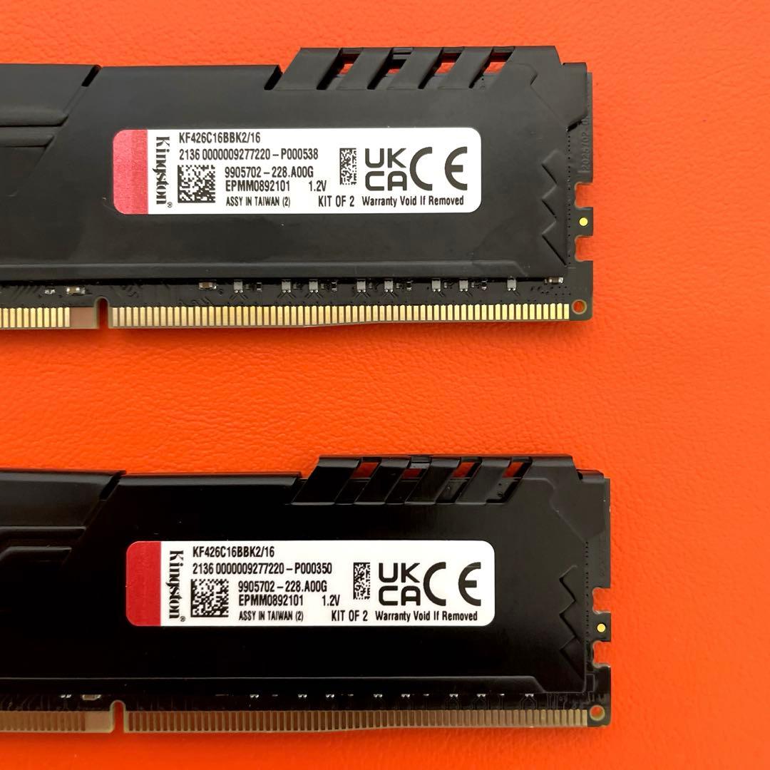 メモリー KINGSTON FURY BEAST DDR4 16GB (8GBx2)