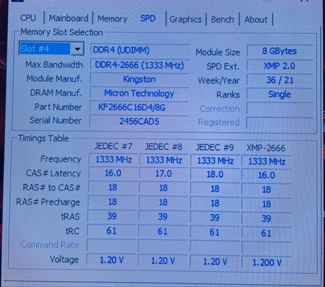 メモリー KINGSTON FURY BEAST DDR4 16GB (8GBx2)