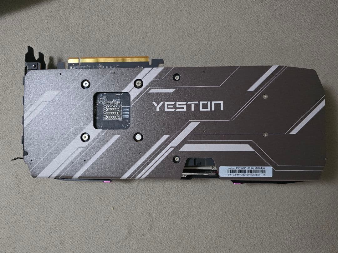 YESTON RX 6600XT 8gb 【動作品】