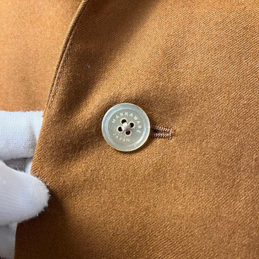 MARKAWARE テーラードジャケット ウール100% ブラウン 日本製 M