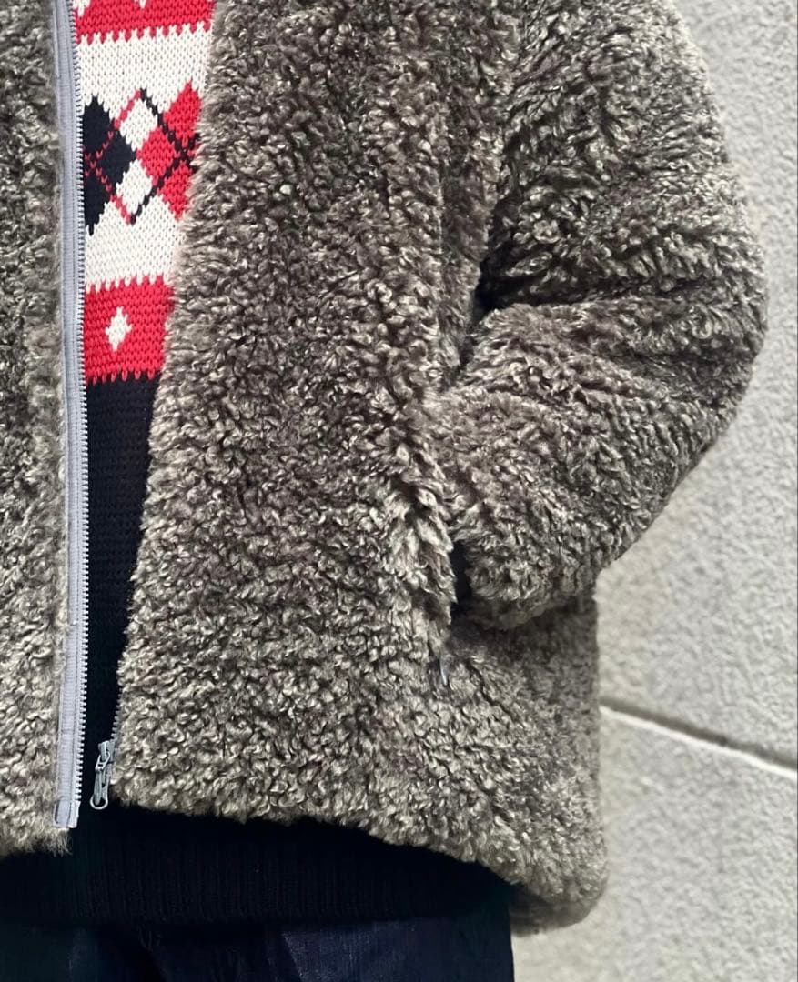 【一回着用のみ】Needles S.C.Fur Jacket ファージャケット