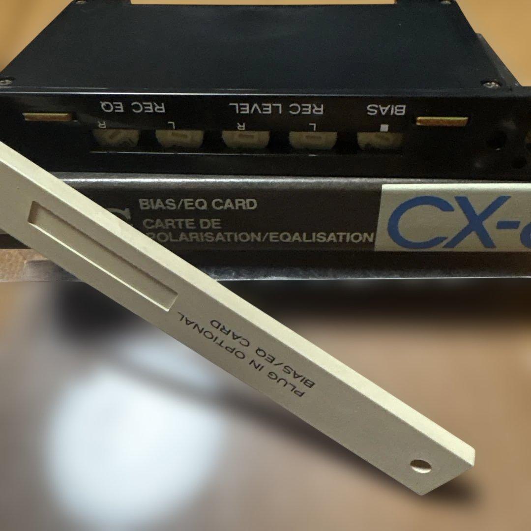 TEAC BIAS/EQ CARD CXー8 ・TO -8バイヤス調整器の2点