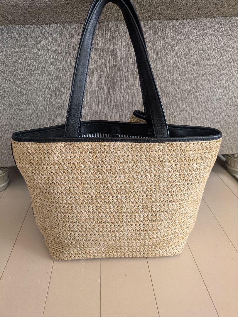 kate spade リボン付きかごバッグ