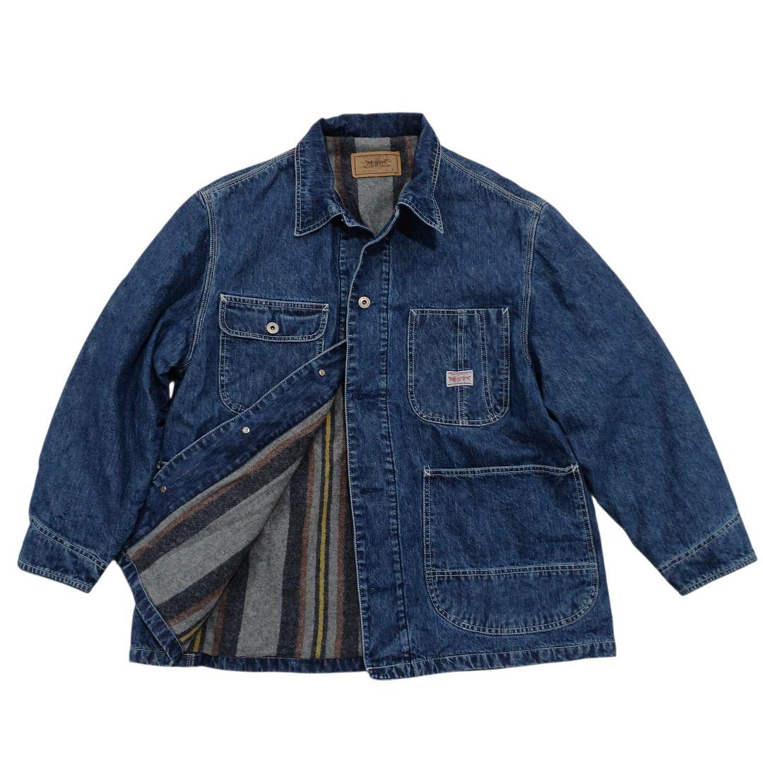 90s Levi's リーバイス 70738 ブランケット 裏地 カバーオール