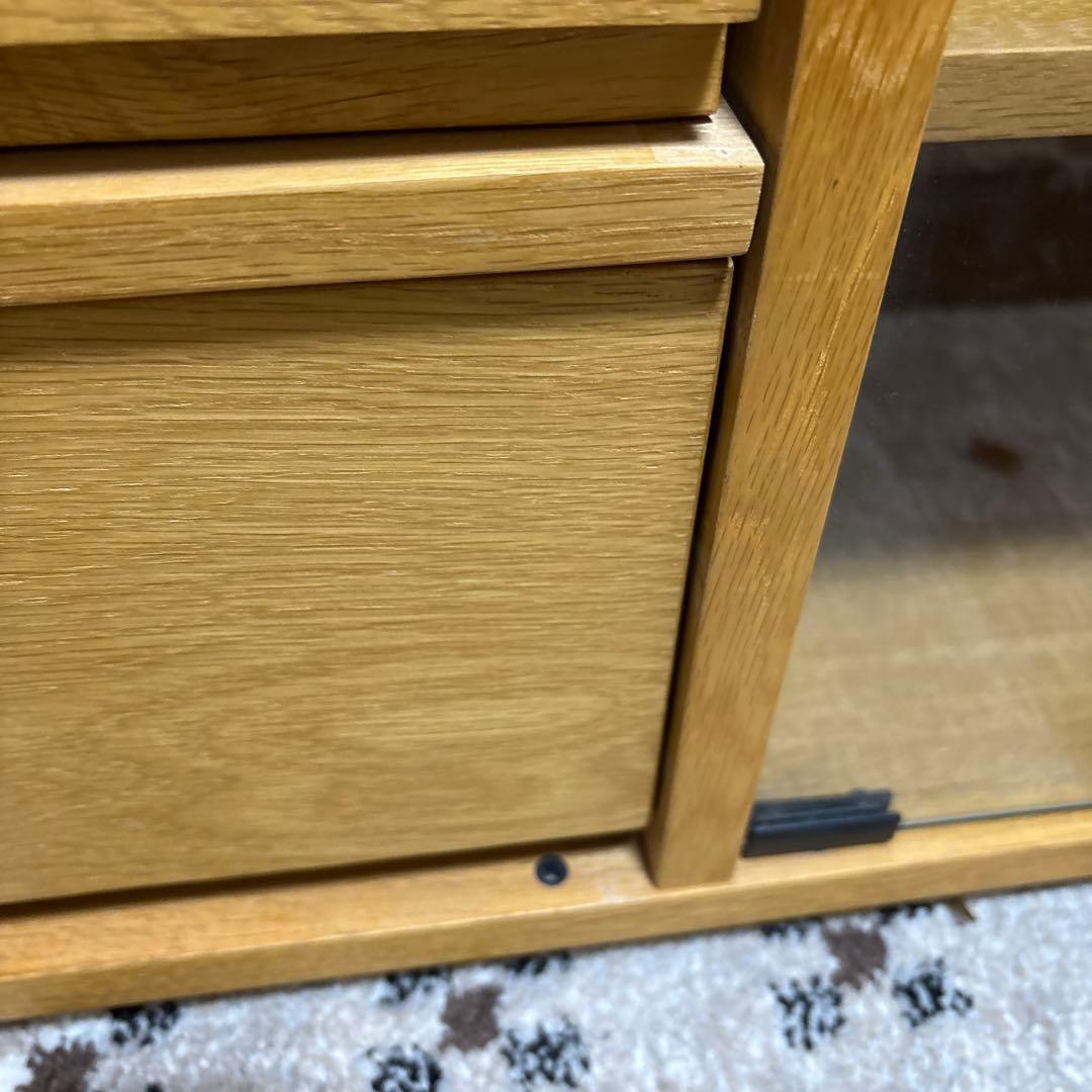 MUJI無印良品のシンプルなナチュラルウッドテレビ台　値下げしました