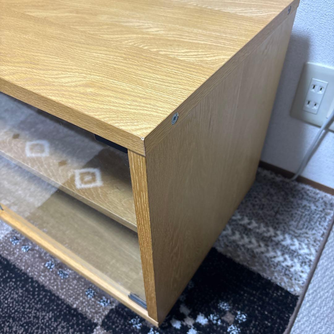 MUJI無印良品のシンプルなナチュラルウッドテレビ台　値下げしました