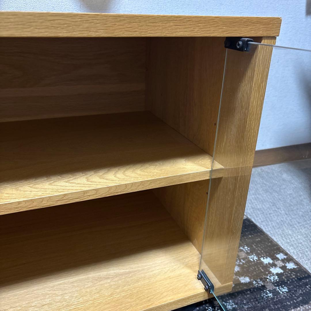 MUJI無印良品のシンプルなナチュラルウッドテレビ台　値下げしました