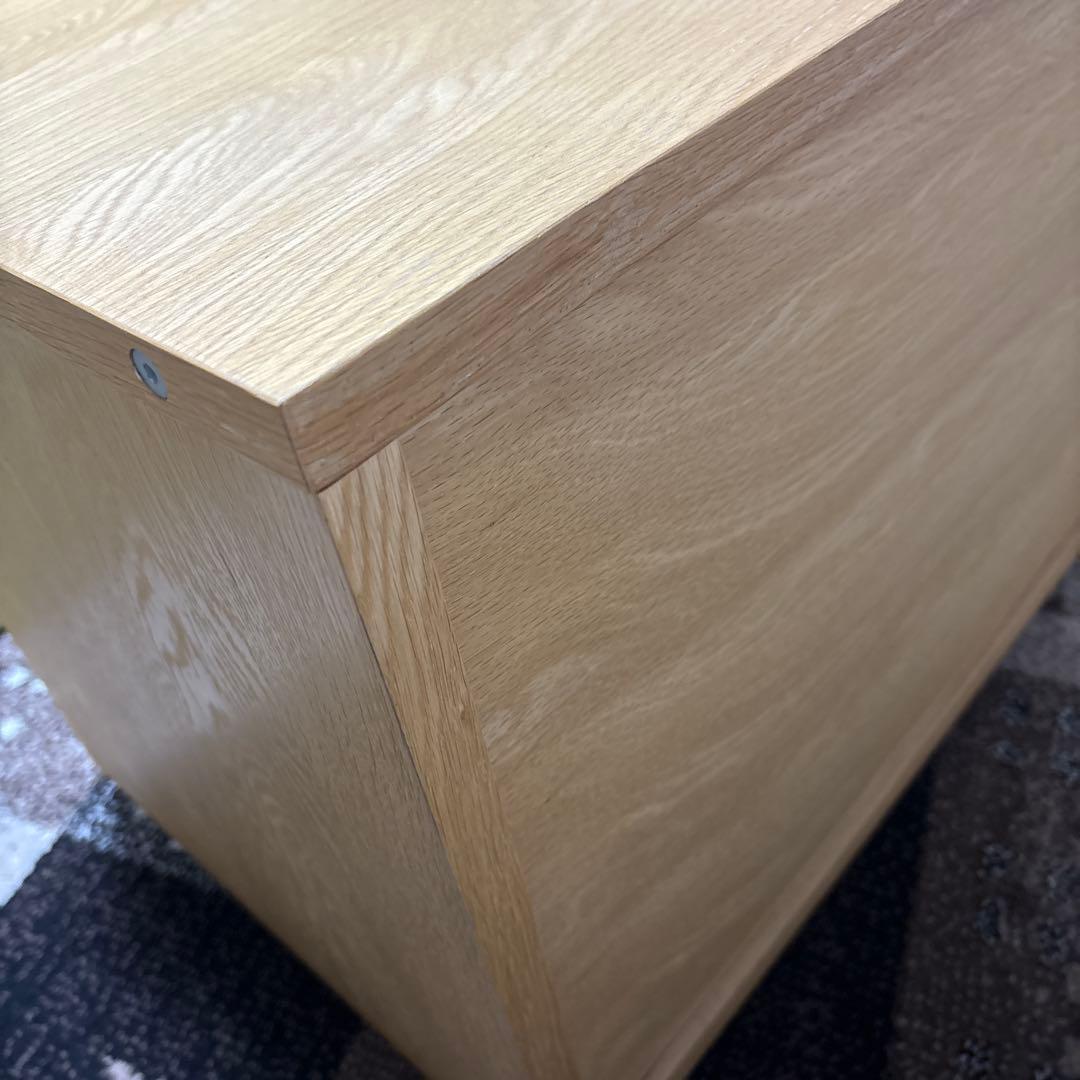 MUJI無印良品のシンプルなナチュラルウッドテレビ台　値下げしました