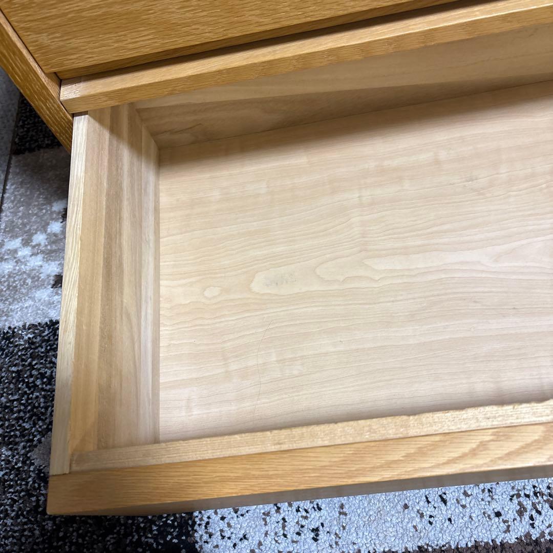 MUJI無印良品のシンプルなナチュラルウッドテレビ台　値下げしました