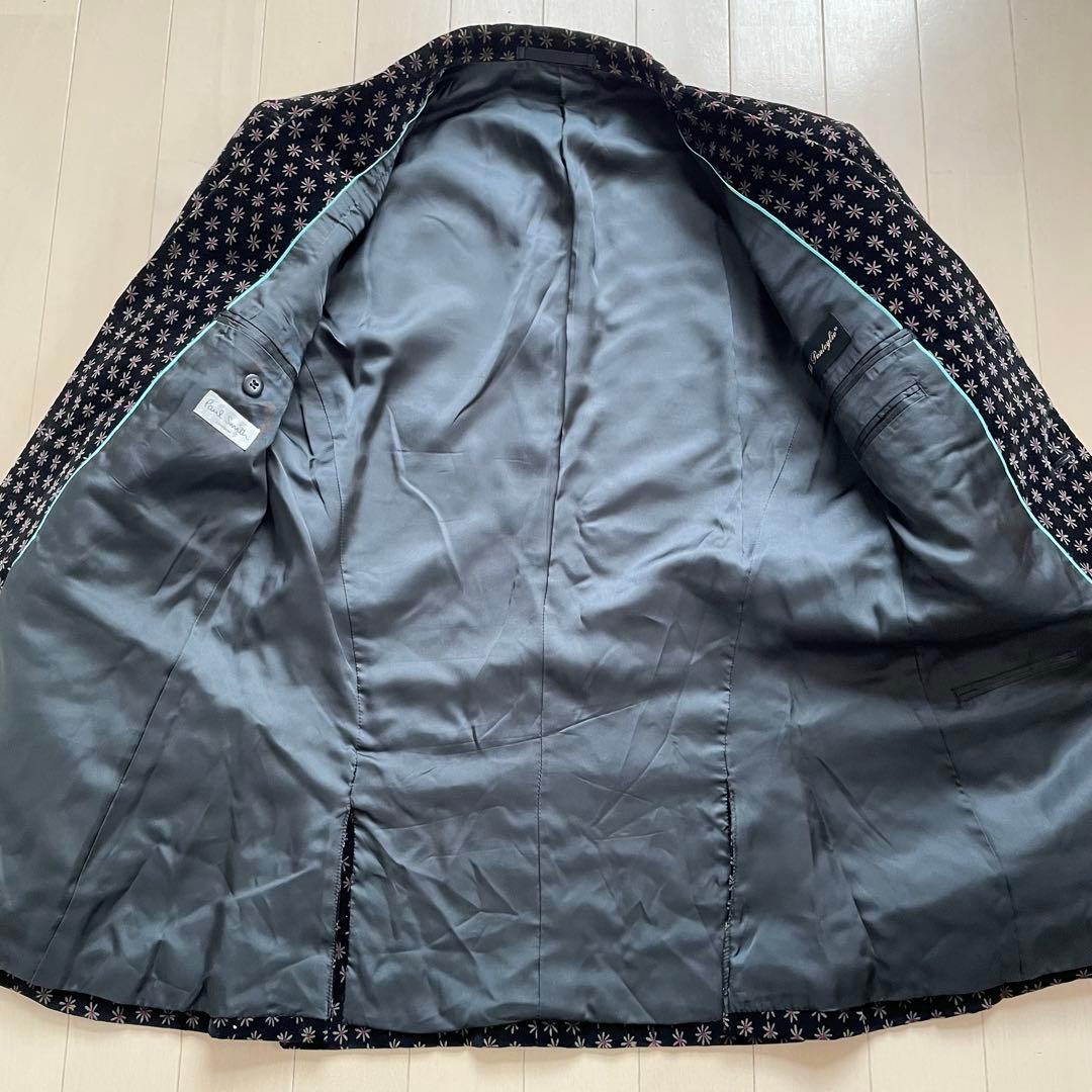 ポールスミス 【希少 美品】スーツ セットアップ ベロア 花柄 ビジネス メンズ
