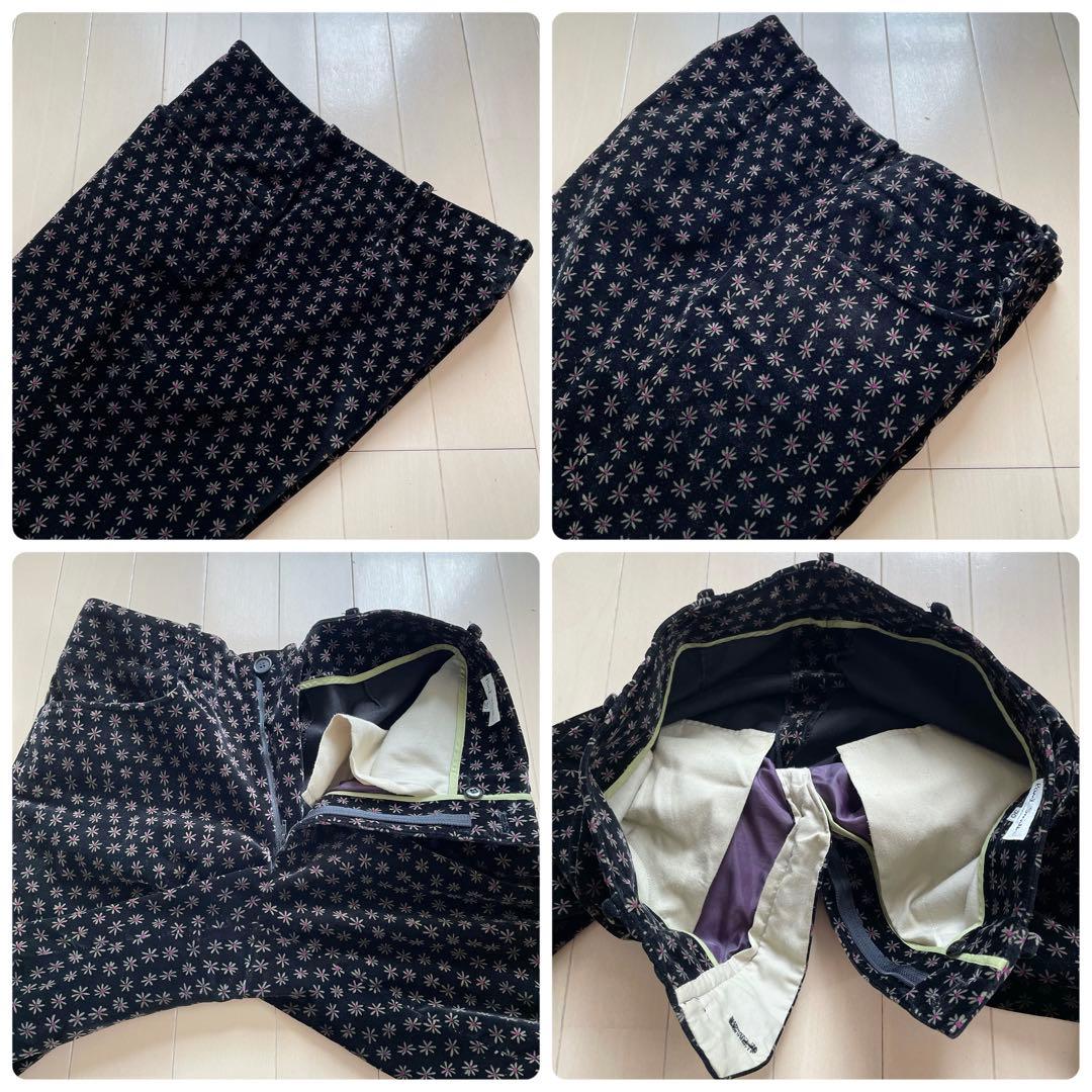 ポールスミス 【希少 美品】スーツ セットアップ ベロア 花柄 ビジネス メンズ