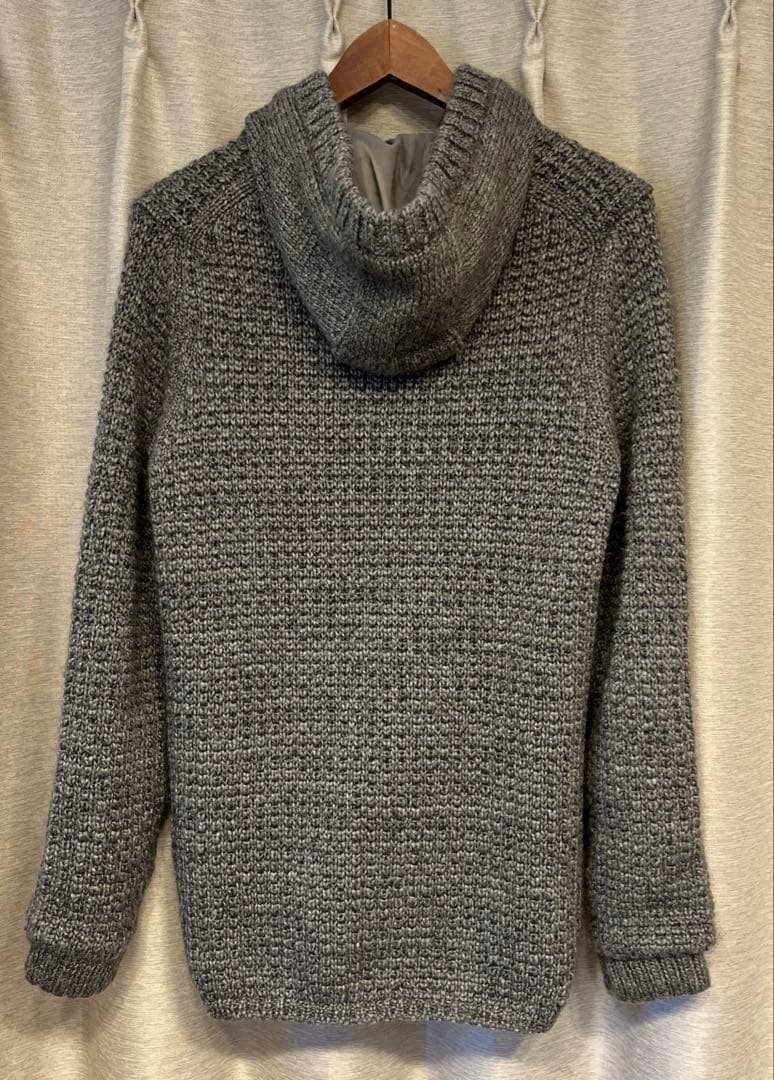 EPOCA UOMO フード付きニットダッフルコート