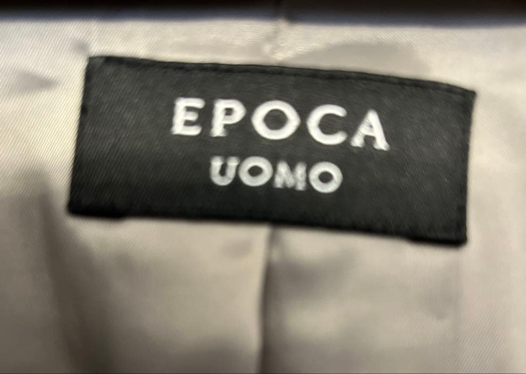 EPOCA UOMO フード付きニットダッフルコート