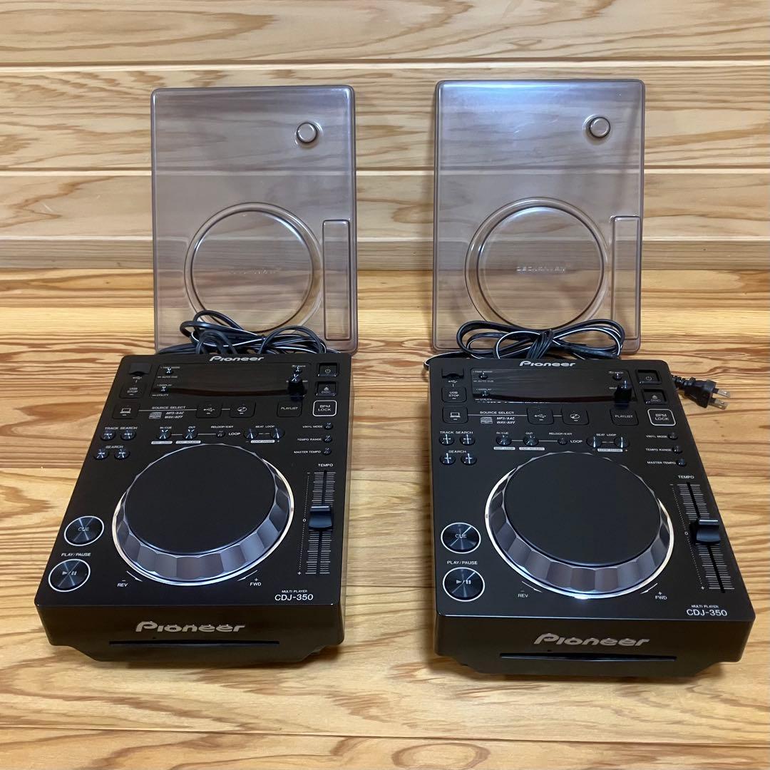 Pioneer CDJ-350 2台セット 保護カバー付き