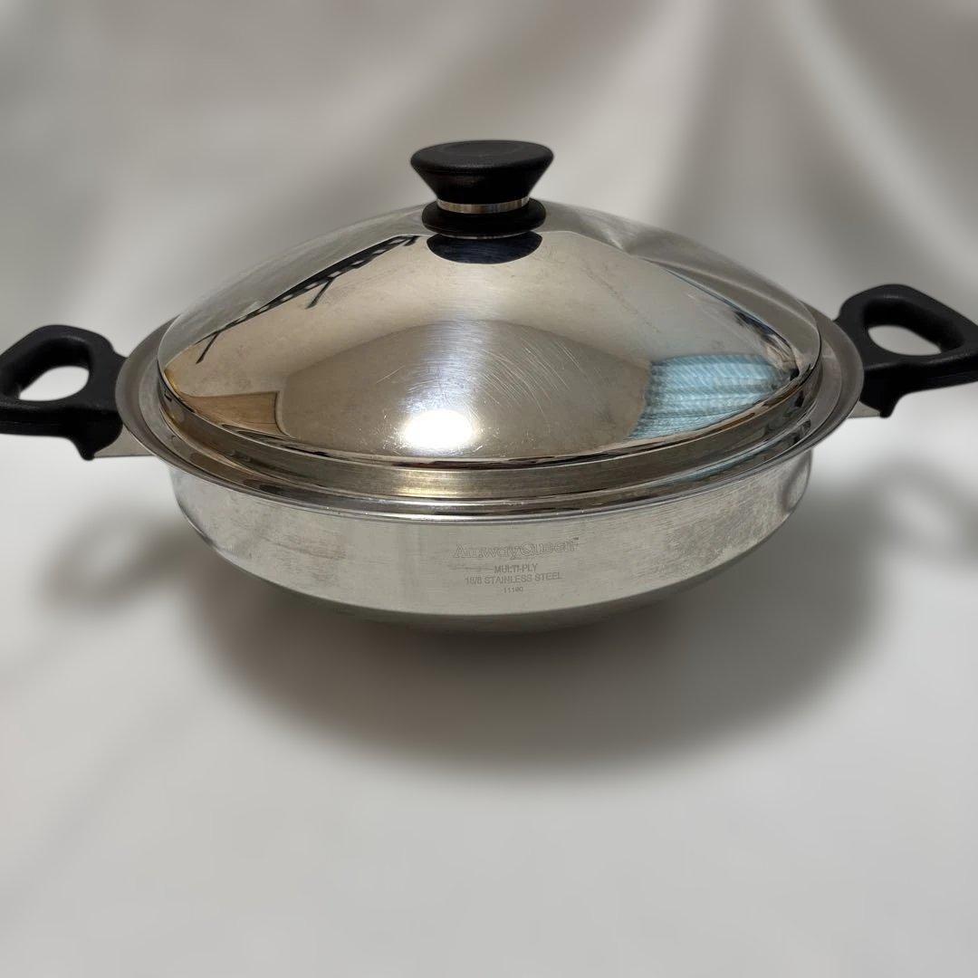 アムウェイ　クィーンクック　ウォック 両手鍋　中華鍋　Amway