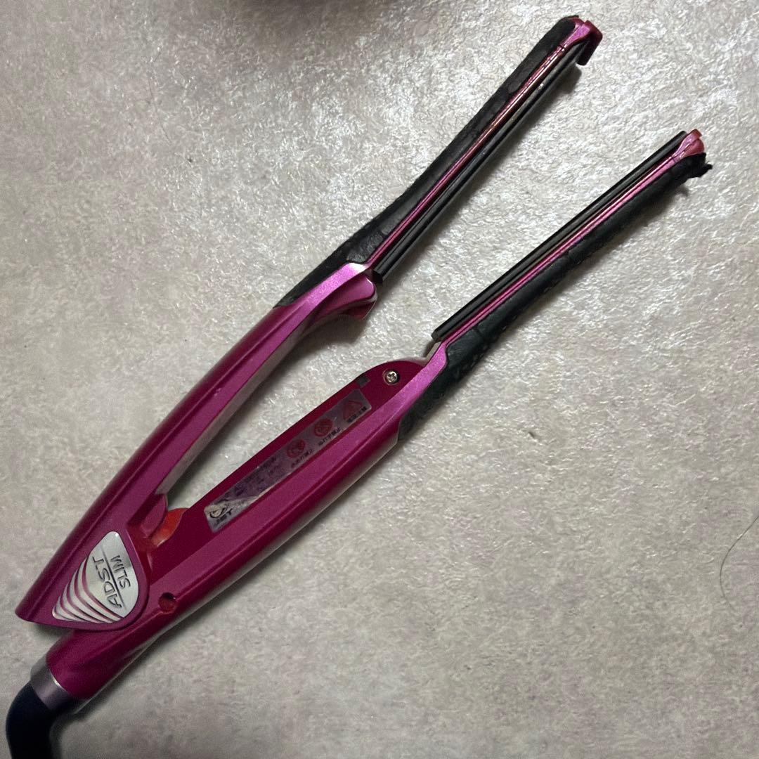 ADST DS スリム ヘアアイロン ピンク