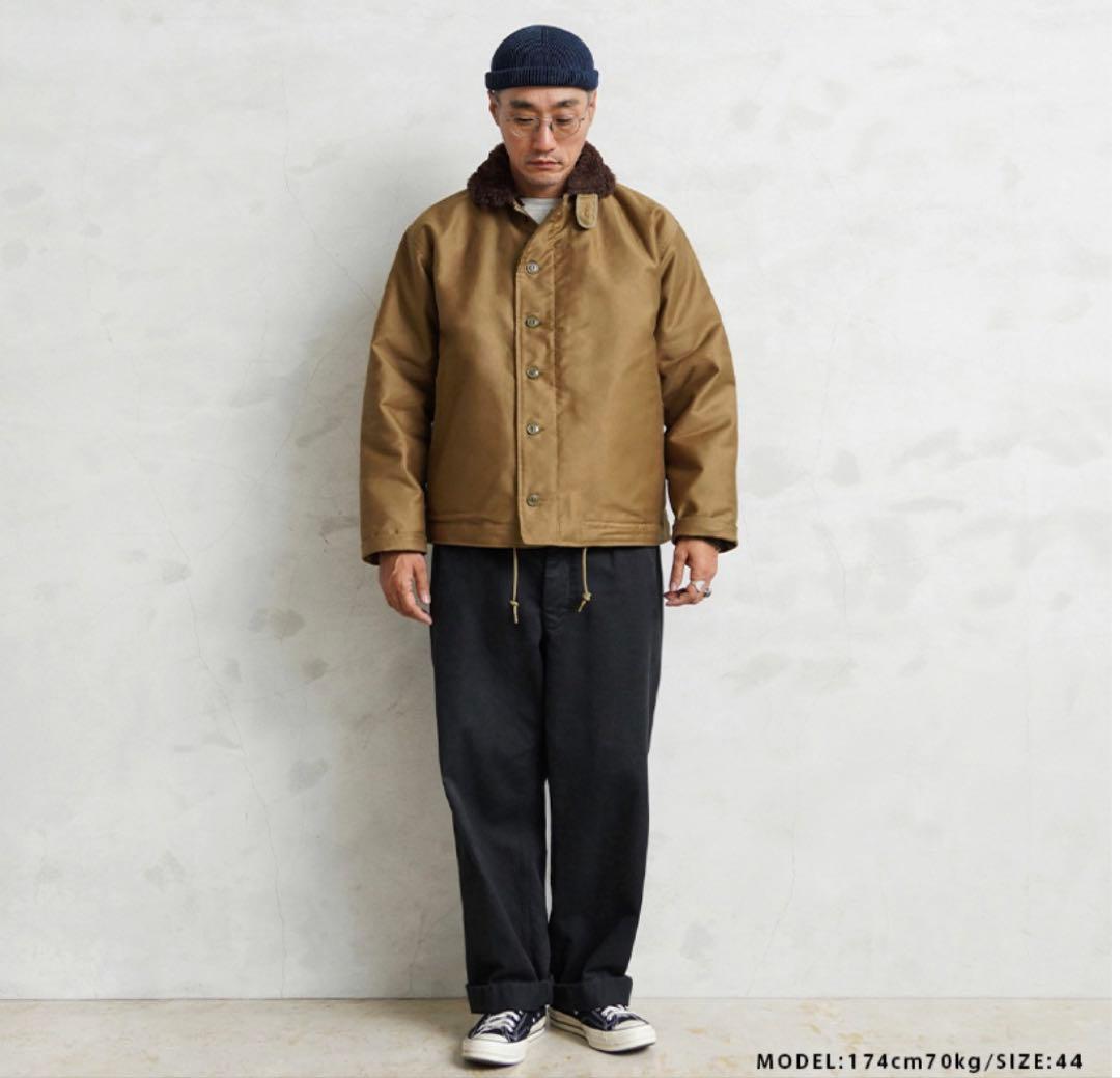 WAIPER N-1 デッキジャケット カーキ　U.S.N.