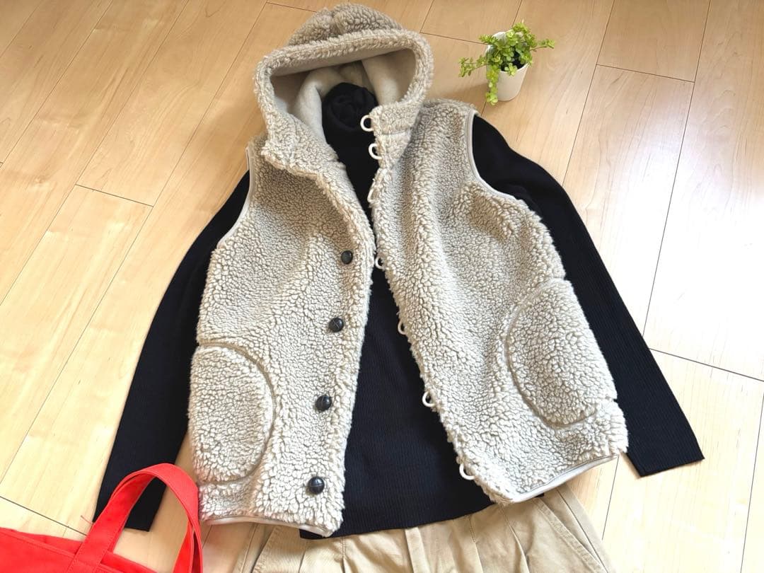 今季GYMPHLEX ジムフレックス ボアフードベスト