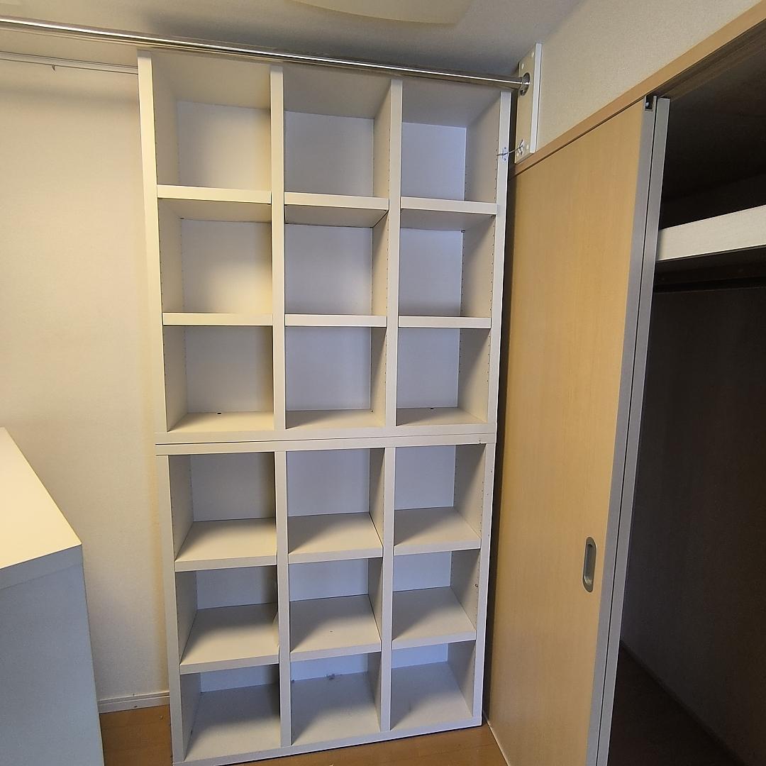 【2/20迄】110cm正方形 本棚 ナンバー③ 3つ星素材 250サイズ送料込