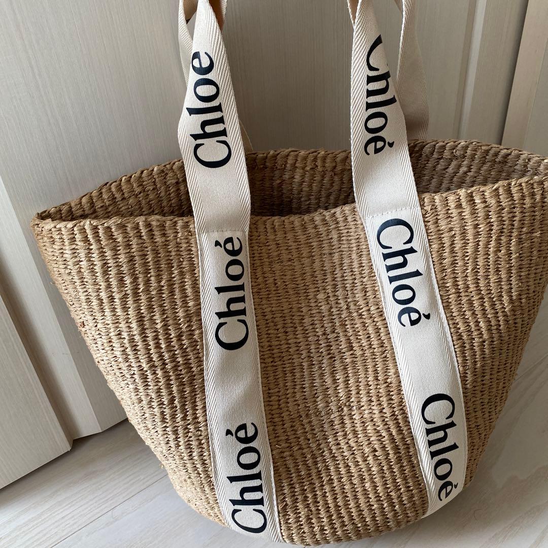 Chloé ベージュ ラージかごバッグ