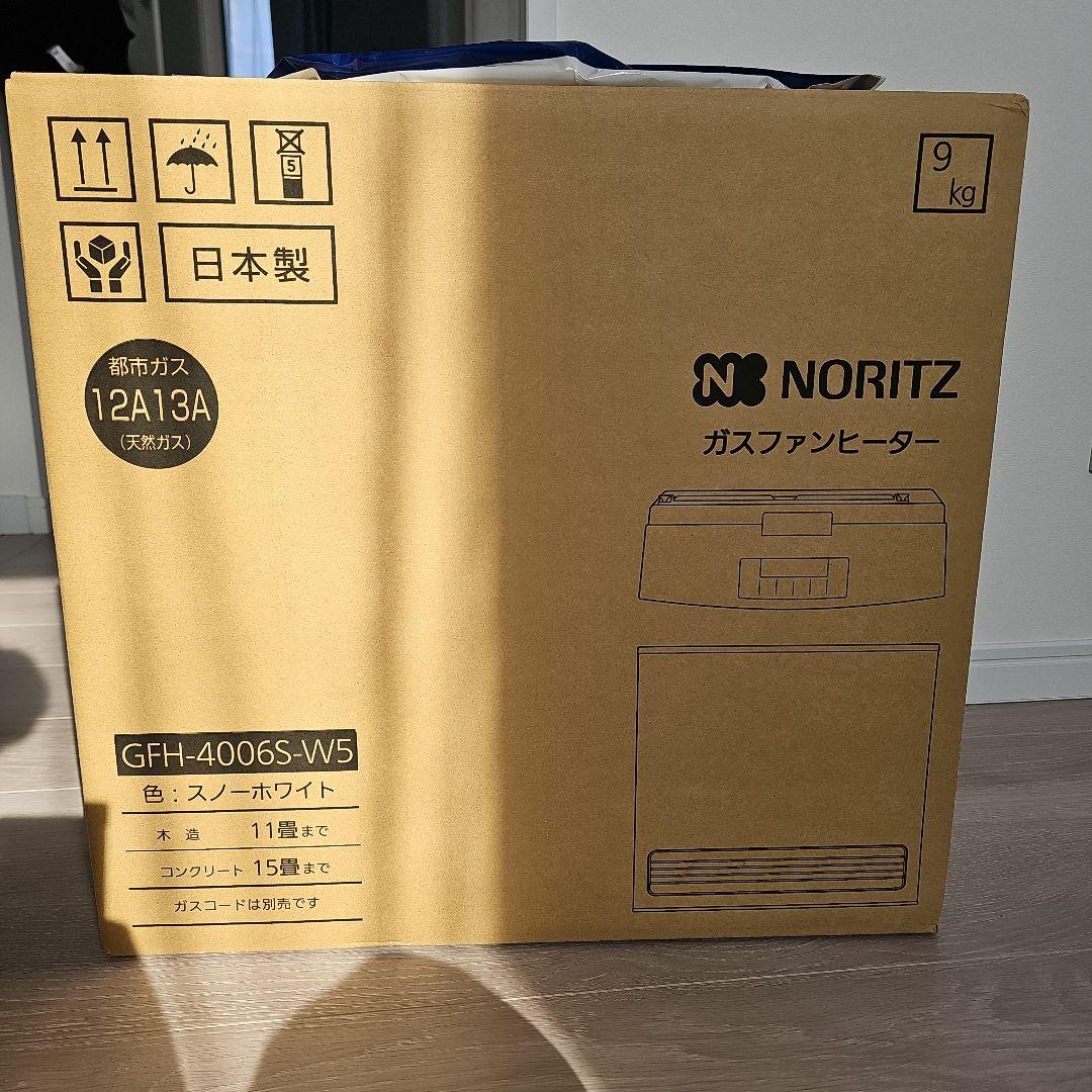 NORITZ ガスファンヒーター GFH-4006S-W5