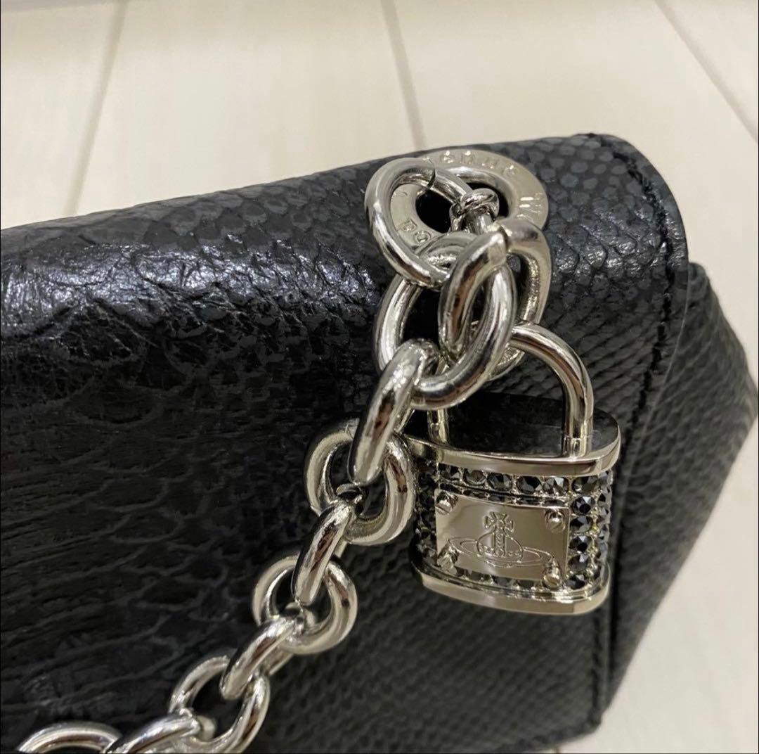 ヴィヴィアンウエストウッド　パドロック南京錠　牛革バッグ　新品　日本製