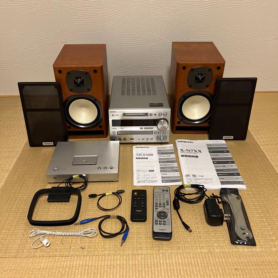 ONKYO X-N7XX ND-S1000 スピーカーシステム アンプ
