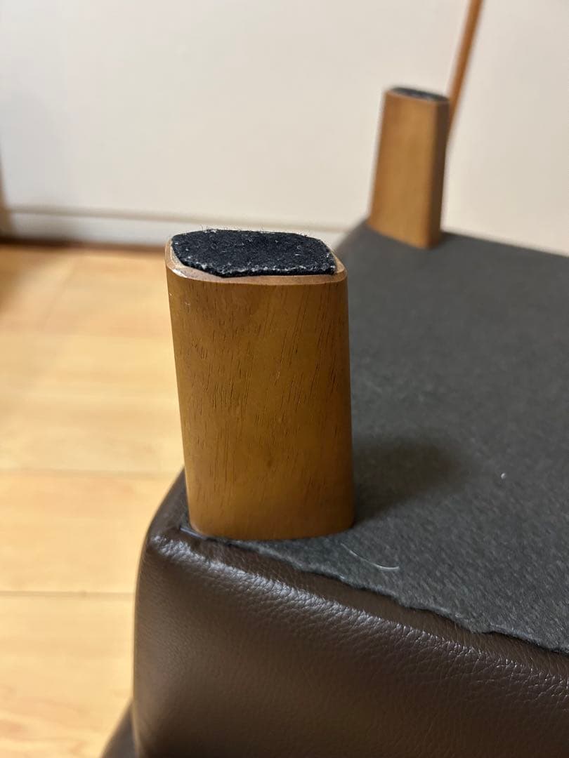 カリモク　オットマン 本革♪美品！