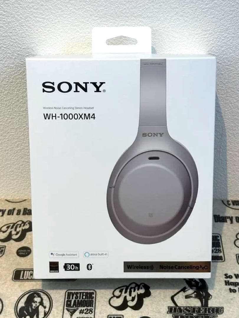 SONY WH-1000XM4 ワイヤレスヘッドホン プラチナシルバー