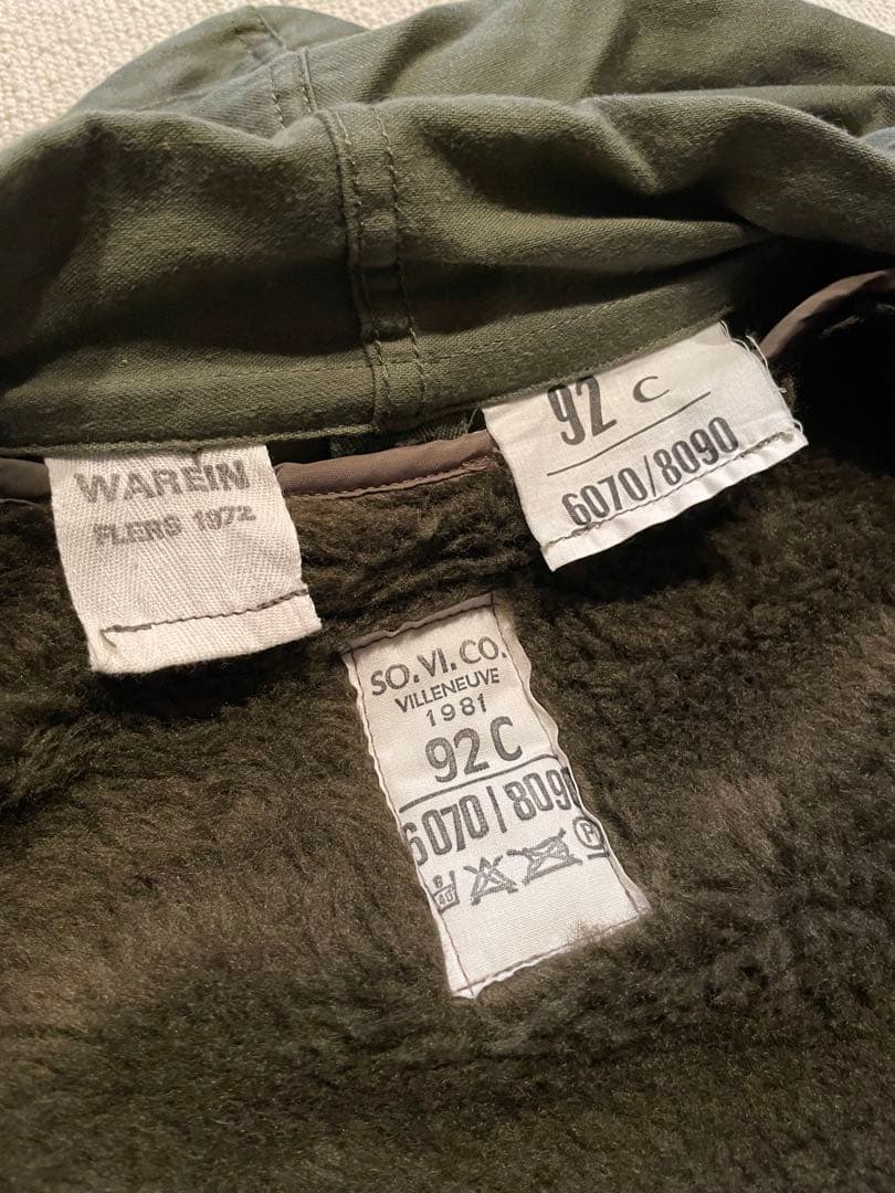 フランス軍 M-64モッズコート ライナー付き