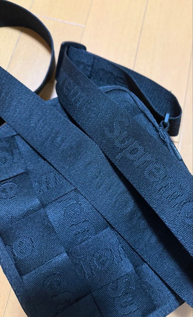 シュプリーム Supreme Woven Shoulder Bag 黒