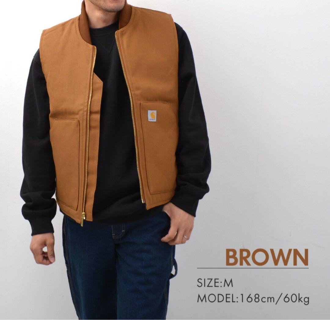トップス Carhartt v01 brown vest