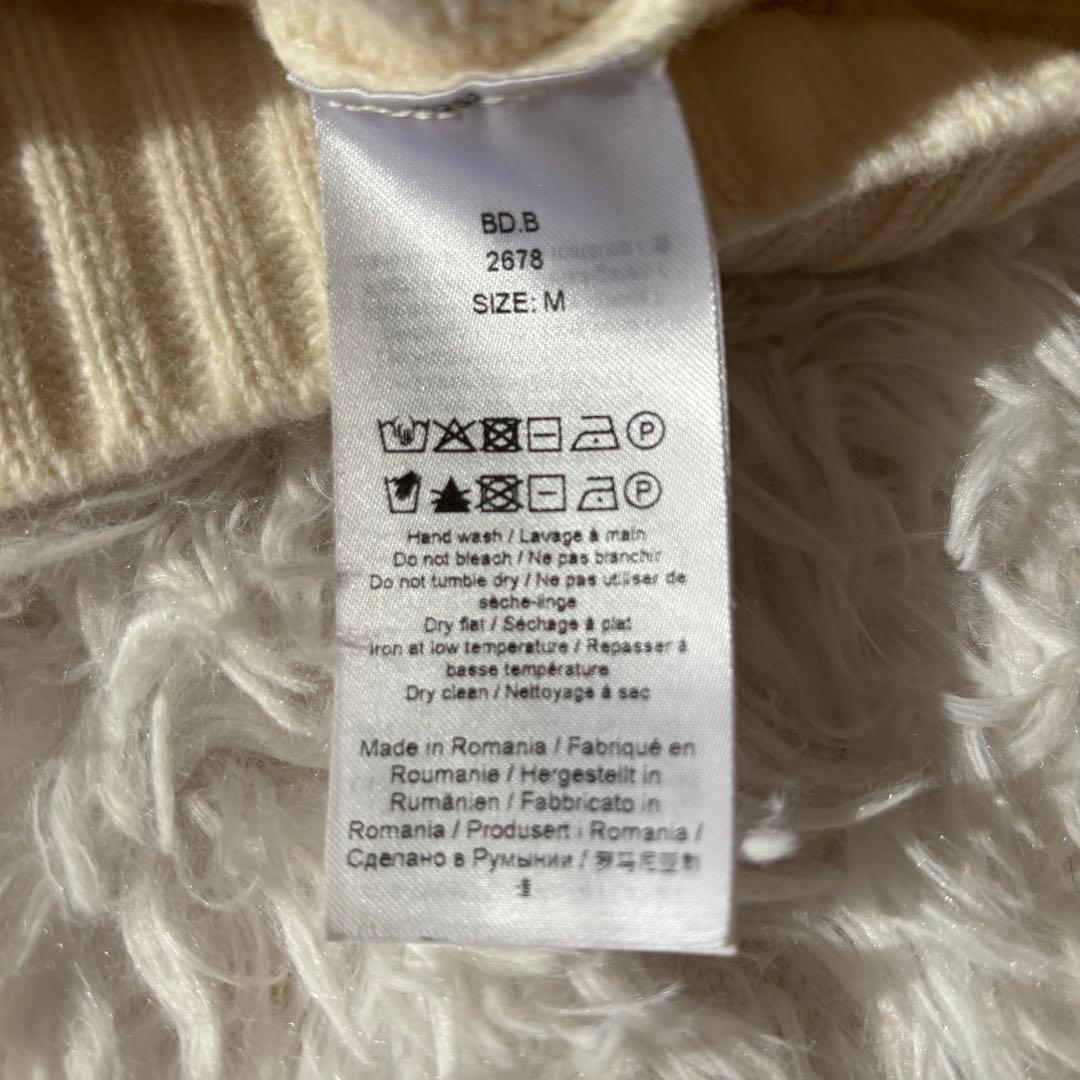 【美品】 GANNI ラメ ロゴ graphicwool mix vest