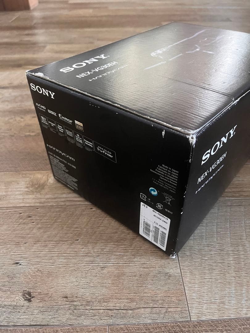 レンズ交換式デジタルHDビデオカメラレコーダー NEX-VG30EH