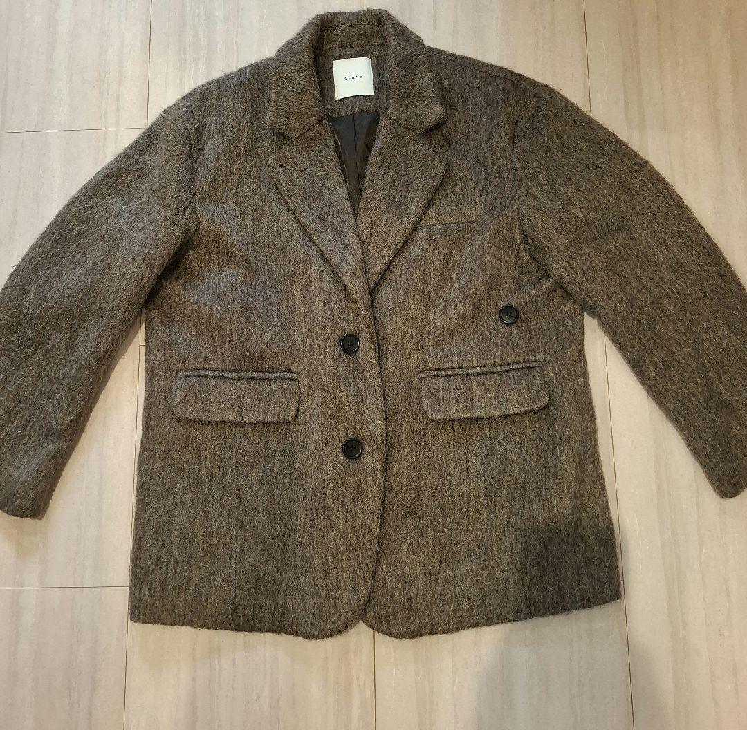 ★luna.★【CLANE】ミックスシャギーオーバーテーラードジャケット