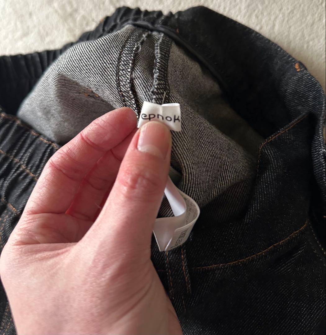 epnok ハイネックデニムジャケット カーブデニムパンツ