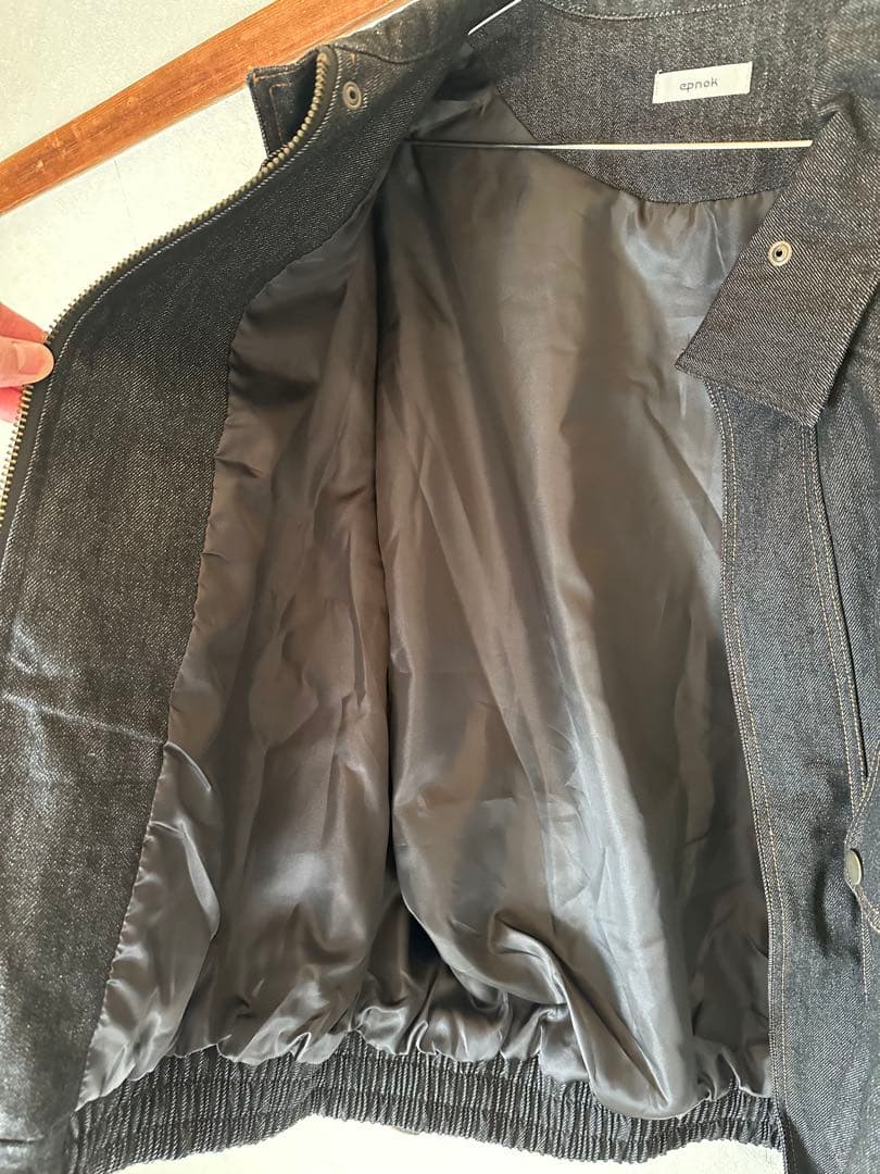 epnok ハイネックデニムジャケット カーブデニムパンツ